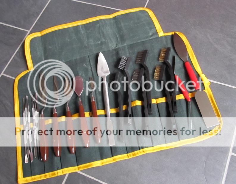 Archaeologist Archaeology Dig Tool Kit Set Large Roll Up Canvas Tool ...